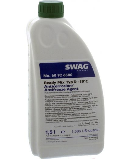 Антифриз SWAG Ready Mix Typ D зеленый 1,5л