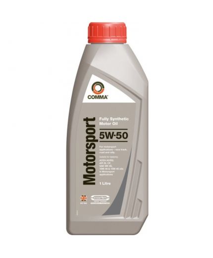 Моторное масло COMMA MOTORSPORT 5W-50 1л