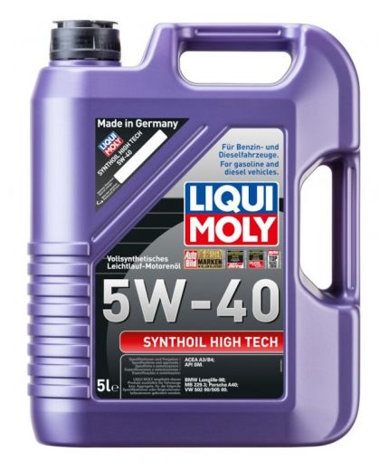 Моторное масло LIQUI MOLY Synthoil High Tech 5W-40 5л