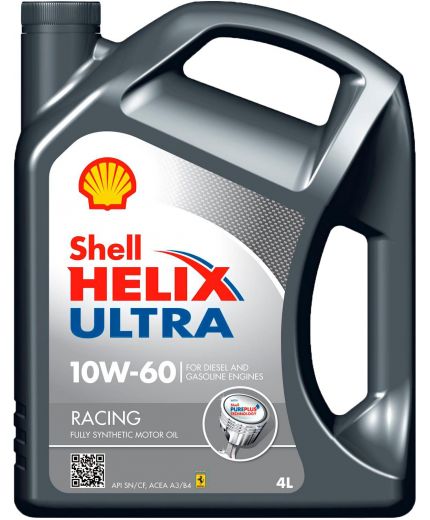 Моторное масло SHELL Helix Ultra Racing 10W-60 4л