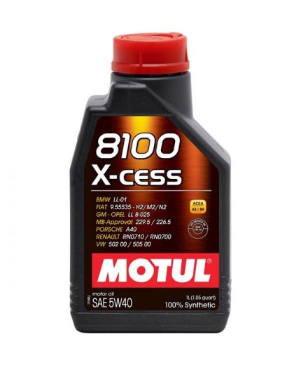 Моторное масло MOTUL 8100 X-CESS 5W-40 1л