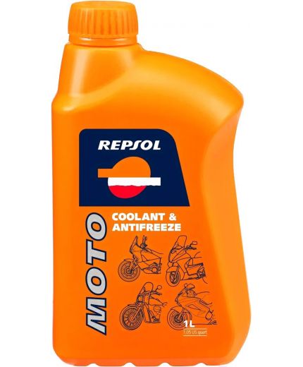 Антифриз Repsol MOTO COOLANT & ANTIFREEZE 50% 1л