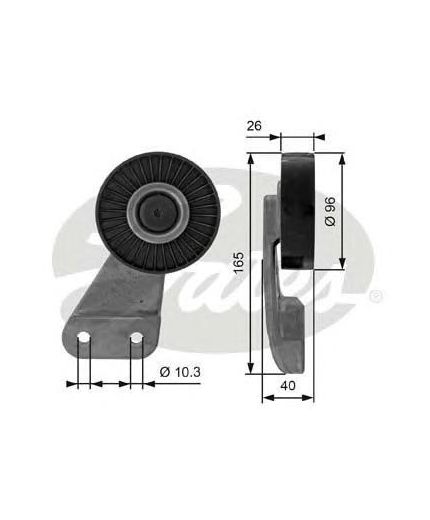 GATES Ролик приводного