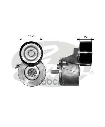 GATES Ролик натяжной поликлинового