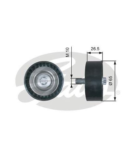 GATES Ролик ремня ГРМ