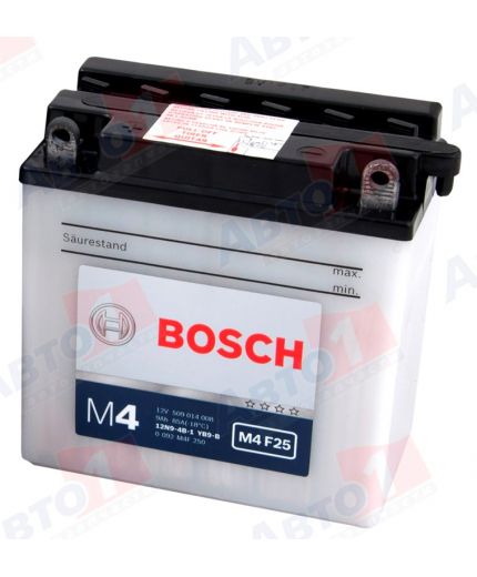 BOSCH 0 092 M4F рус 9 А/ч 80A 12N9-4B-1