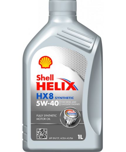 Моторное масло SHELL Helix HX8 SYNTHETIC 5W-40 1л