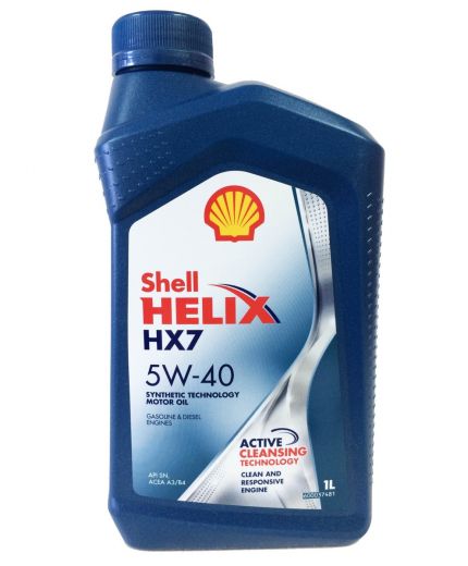 Моторное масло SHELL Масло Helix HX7 5W-40 1л