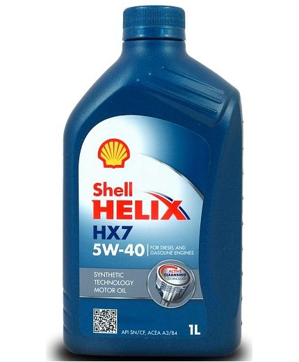 Моторное масло SHELL Helix HX7 5W-40 1л