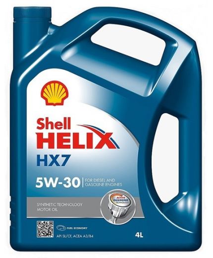 Моторное масло SHELL Helix HX7 5W-30 1л