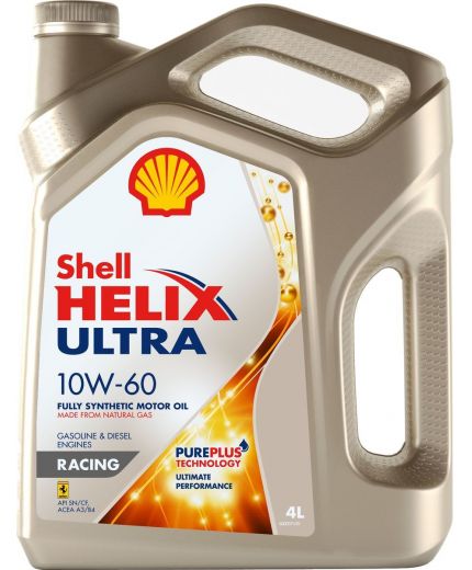 Моторное масло SHELL Helix Ultra Racing 10W-60 4л