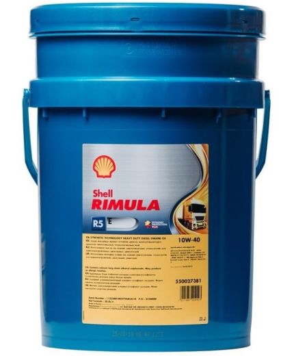 SHELL Rimula R5 E 10W-40 20л