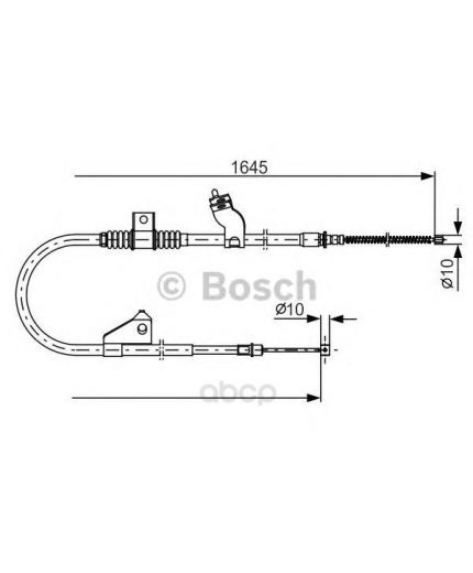 BOSCH Трос ручного тормоза