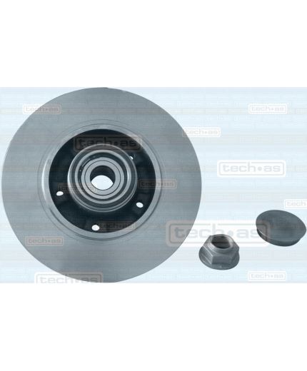 TECH-AS Тормозной диск с подшипником