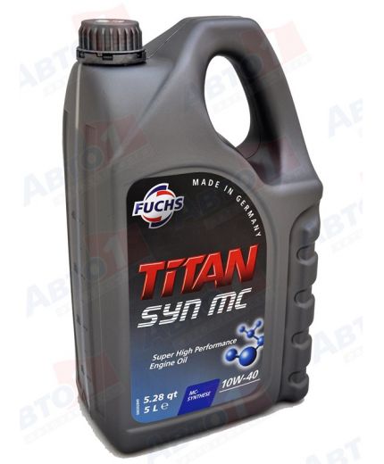 Моторное масло FUCHS TITAN SYN MC 10W-40 5л (CARAT)