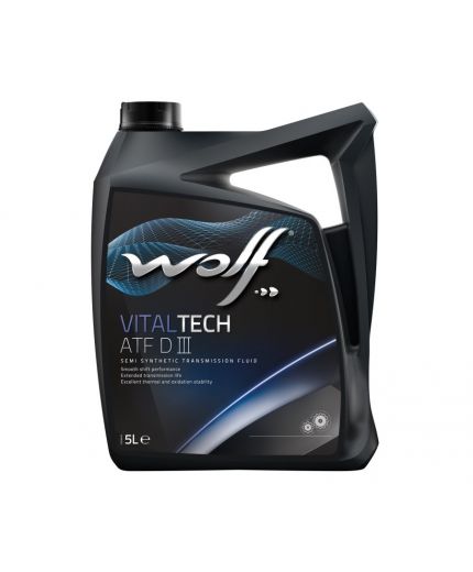 Трансмиссионное масло WOLF VitalTech ATF DIII 5 л