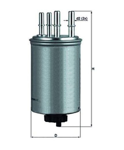 KNECHT-MAHLE Фильтр топливный