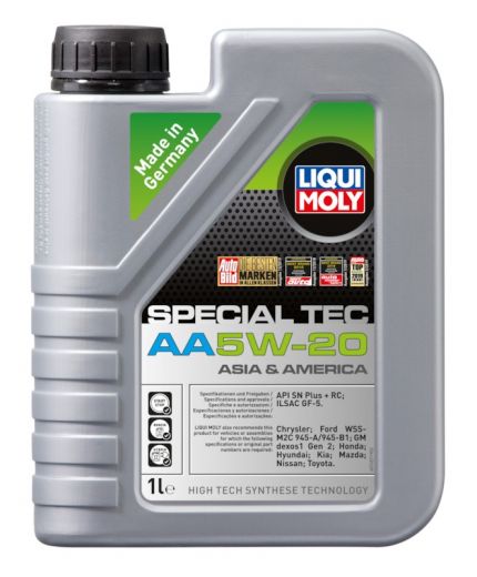 Моторное масло LIQUI MOLY Special Tec AA 5W-20 1л