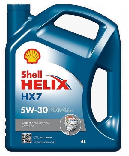 Моторное масло SHELL Helix HX7 5W-30 4л