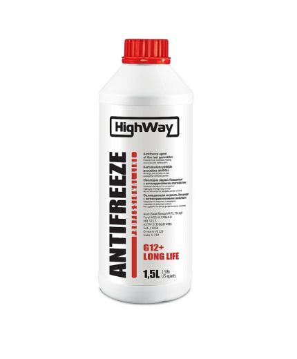 Антифриз HighWay ANTIFREEZE концентрат красный 1,5л