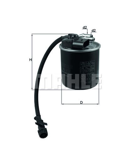 KNECHT-MAHLE Фильтр топливный