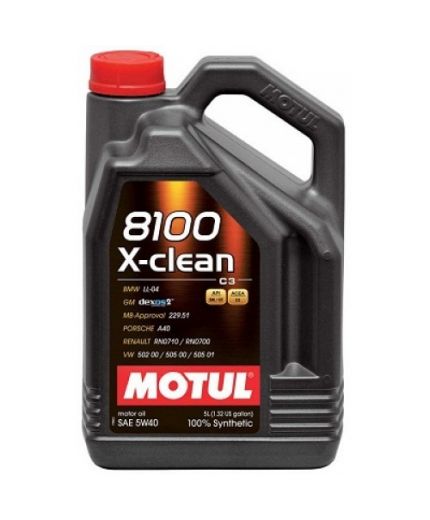 Моторное масло MOTUL 8100 X-CLEAN C3 5W-40 4л