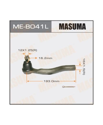Masuma Наконечник рулевой тяги левый