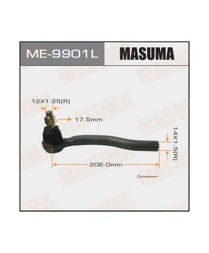 Masuma Наконечник рулевой тяги внутренний левый