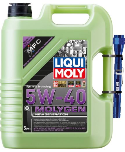 Моторное масло LIQUI MOLY Моторное масло Molygen New Generation 5W-40 5л