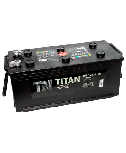 TITAN Аккумулятор MAXX 6CT-195.3 L 1350А (195 А/ч)