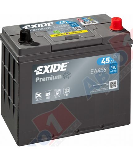 EXIDE Аккумулятор Premium EA456 390А (45 А/ч) Фото 5