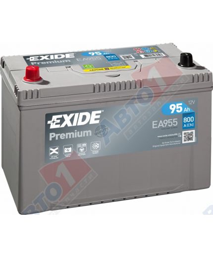 EXIDE Аккумулятор Premium EA955 800А (95 А/ч) Фото 2