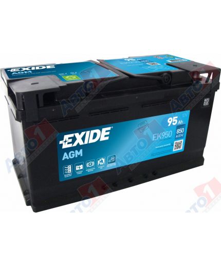 EXIDE Аккумулятор Exide Start-Stop AGM EK950 (95 А/ч) Фото 4