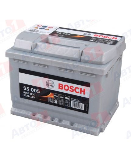 BOSCH Аккумулятор 0 092 S50 19.5/17.9 (63 А/ч) 610A Фото 3
