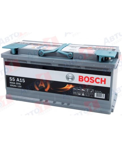 BOSCH Аккумулятор 0 092 S5A 19.5/17.9 евро (105 А/ч) 950A Фото 3