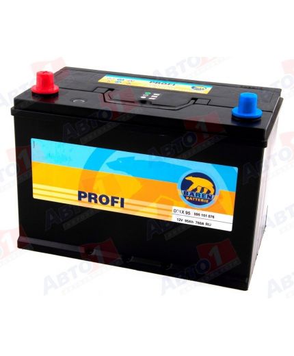 Baren Аккумулятор Profi 7905700 760А (95 А/ч) Фото 2