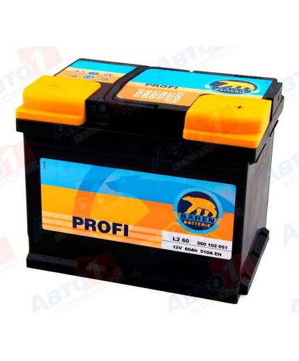 Baren Аккумулятор Profi 7905683 510А (60 А/ч)