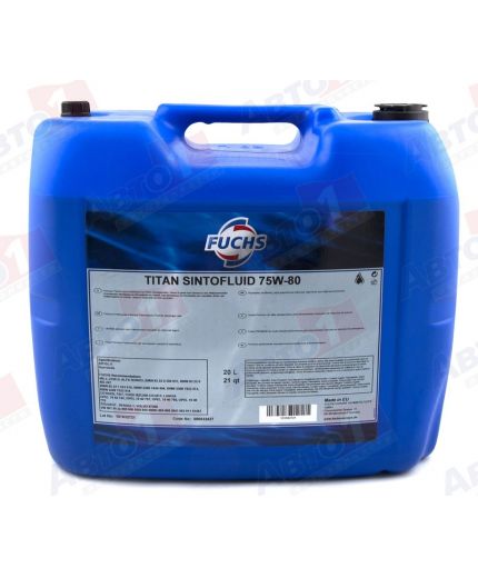 Трансмиссионное масло FUCHS TITAN SINTOFLUID 75W-80 20л