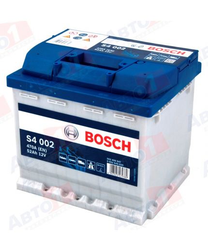 BOSCH Аккумулятор S4 002 470А (52 А/ч) Фото 3