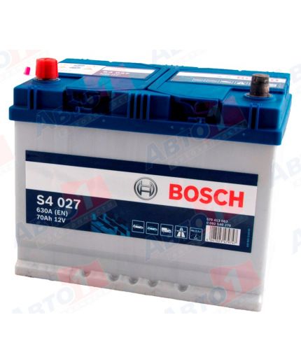 BOSCH Аккумулятор S4 027 630А (70 А/ч) JIS Фото 3