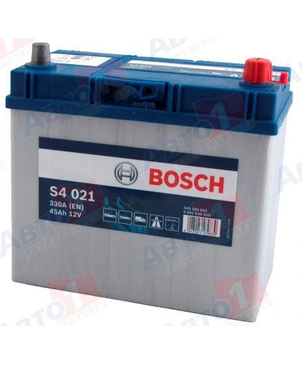 BOSCH Аккумулятор S4 021 (45 А/ч) JIS (330А) Фото 3