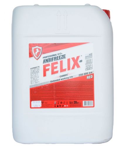 Антифриз FELIX Carbox красный G12+ -40°С 20кг