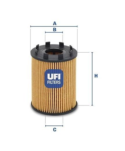 UFI Фильтр масляный Фото 2