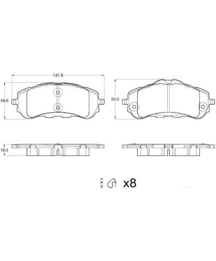 TRW Колодки дисковые Фото 2