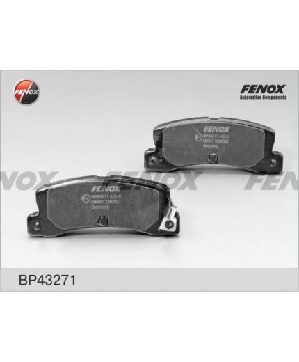 FENOX Колодки дисковые задние