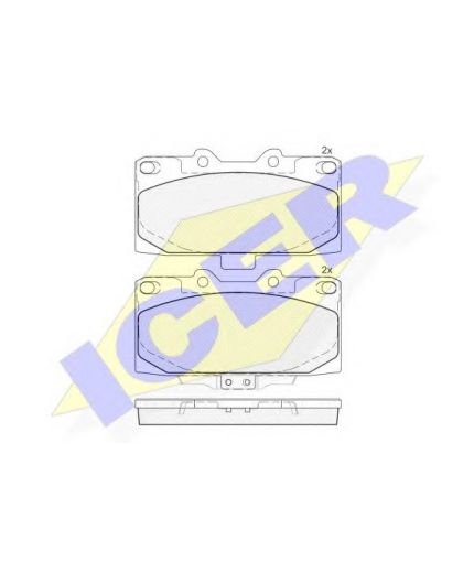 ICER Колодки дисковые Фото 2