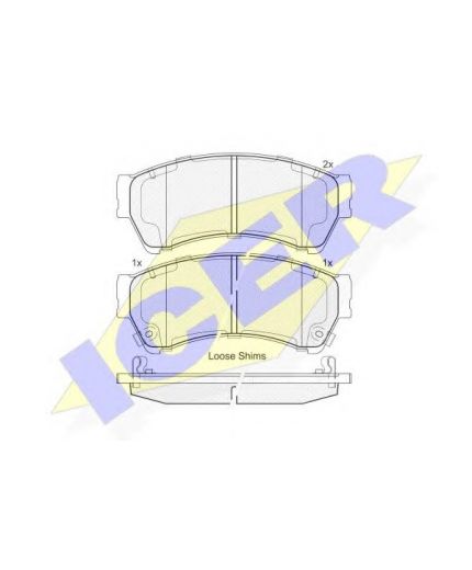 ICER Колодки дисковые Фото 2