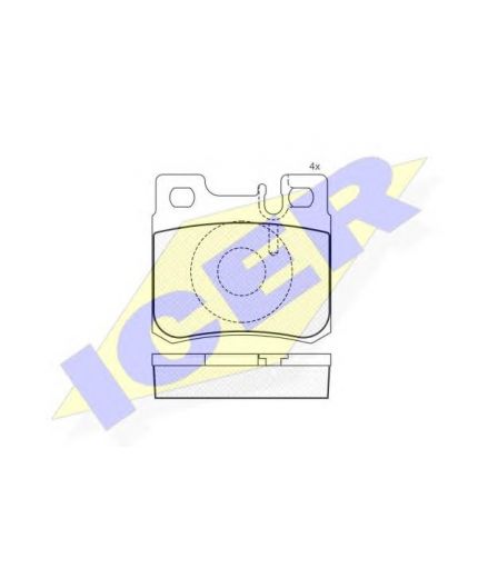 ICER Колодки дисковые Фото 2