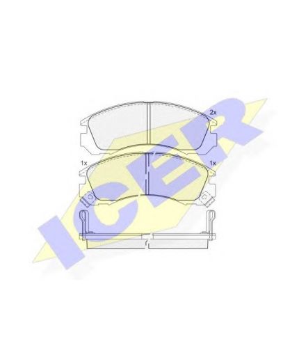 ICER Колодки дисковые Фото 2