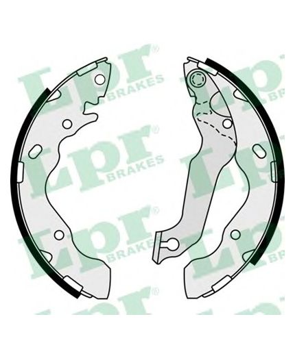 LPR Колодки барабанные